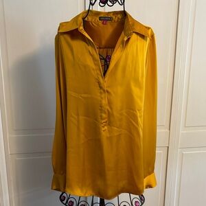 Vince Camuto Mustard Yellow Blouse